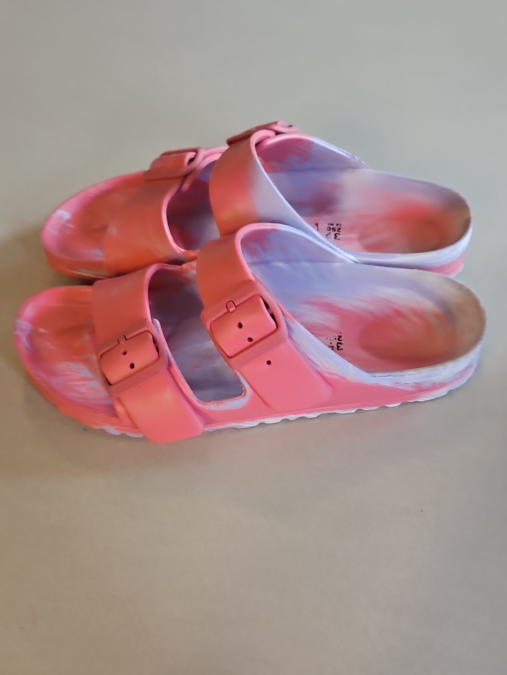 Birkenstock Pink And Purple Sandals